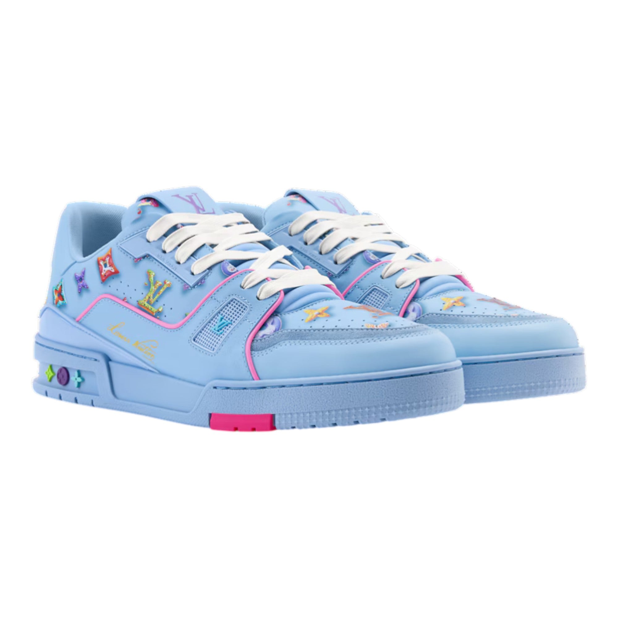 LV Trainer Sneaker Blue