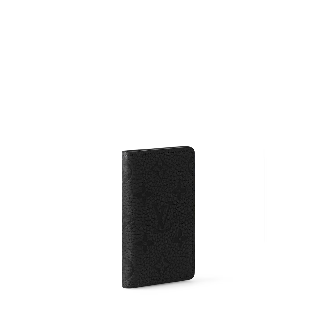 Pocket Organizer Monogram Taurillon Leather Vert d'eau