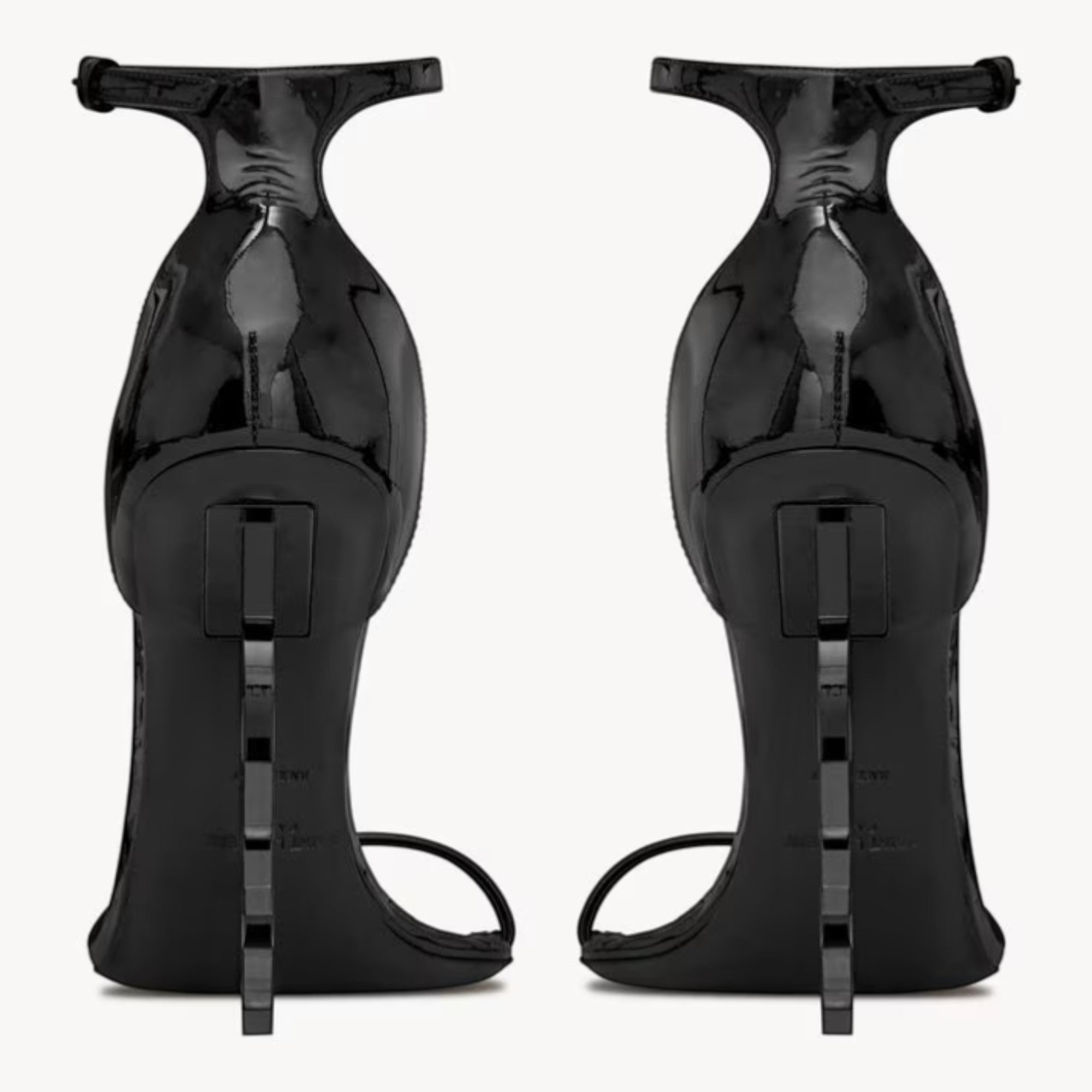 Opyum Sandals Black Black Metal 11cm