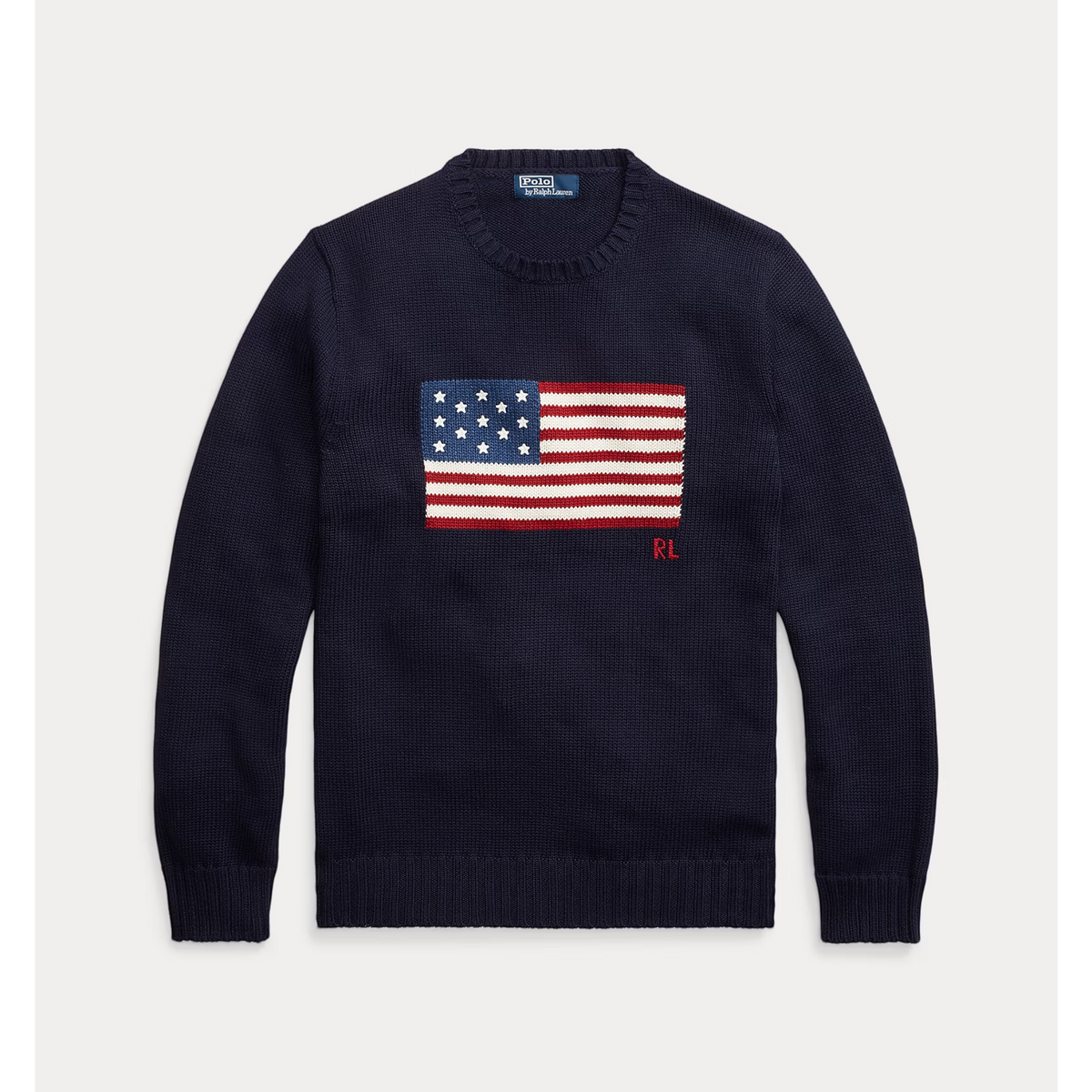 Iconic Flag Sweater Navy Blue