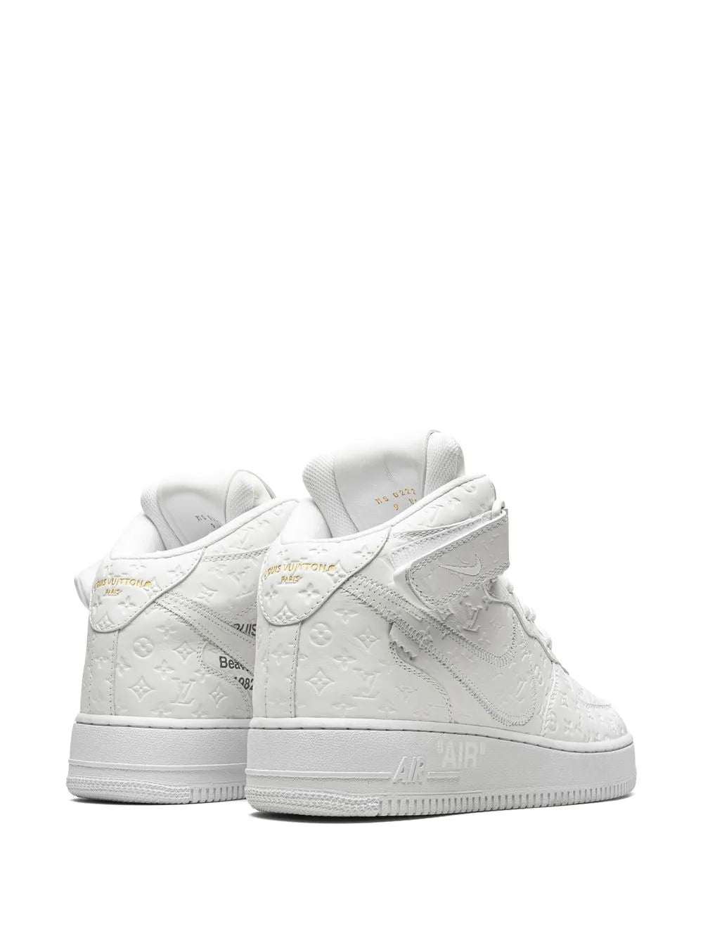Air Force 1 Mid Louis Vuitton Virgil Abloh White Collaboration