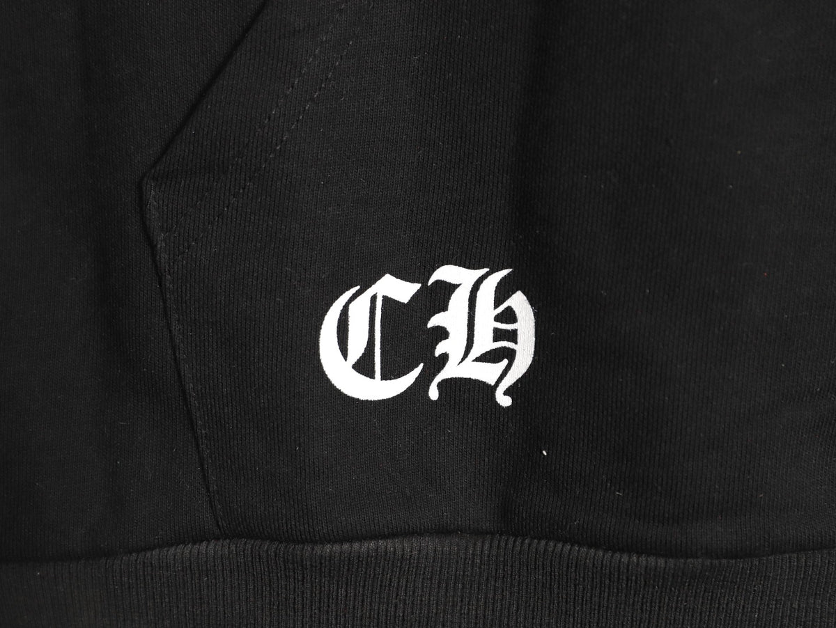 Horseshoe Logo Hoodie Black
