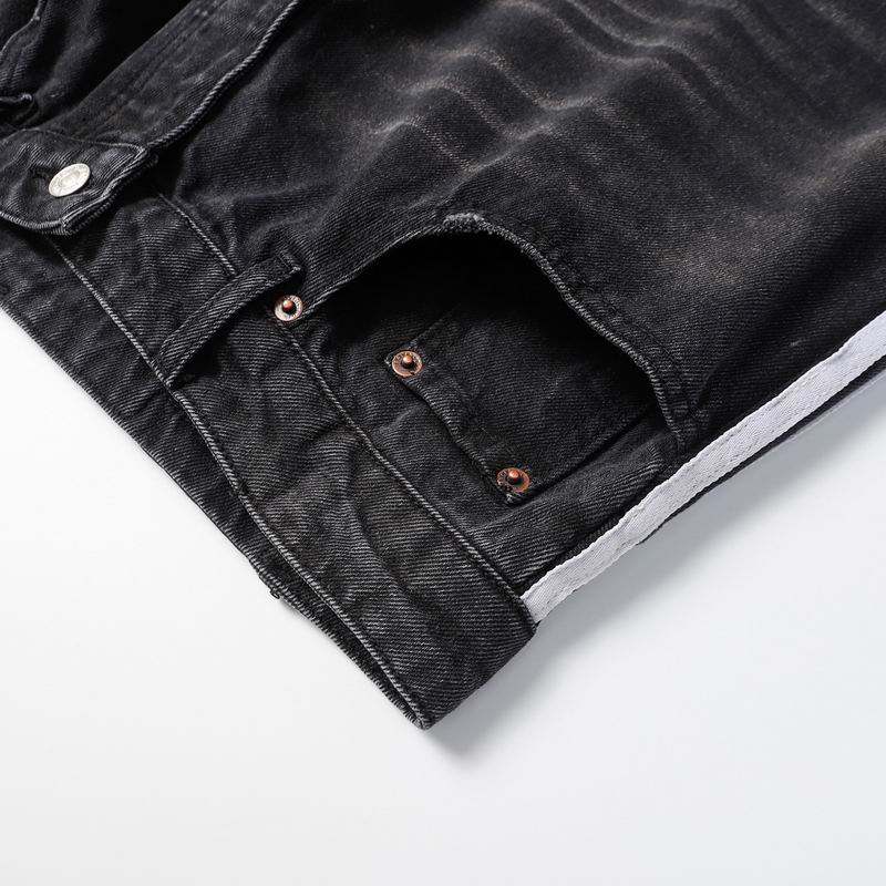 Adidas Originals High-Waist Loose Fit Jeans Stained Black