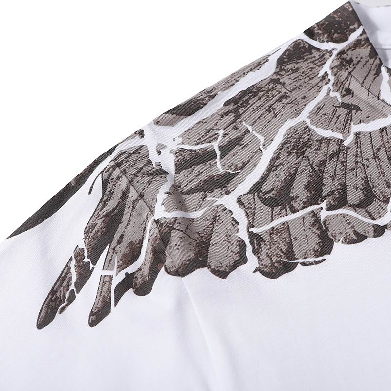 Icon Wings Cracked Graphic White
