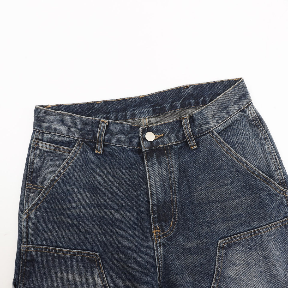 OG Double Knee Blue Dark Used Wash