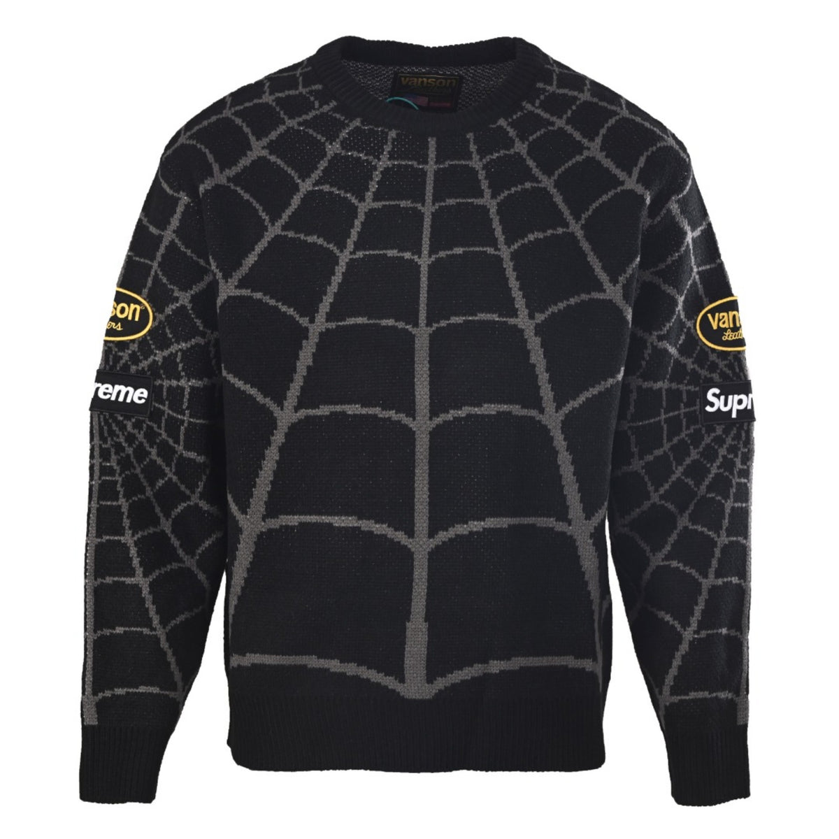 Spider-Man x Vanson Leathers Black