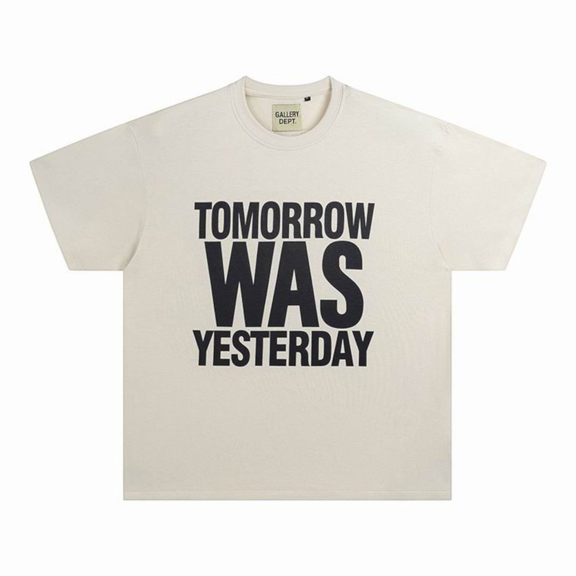 Tomorrow Was Yesterday Graphic Cream