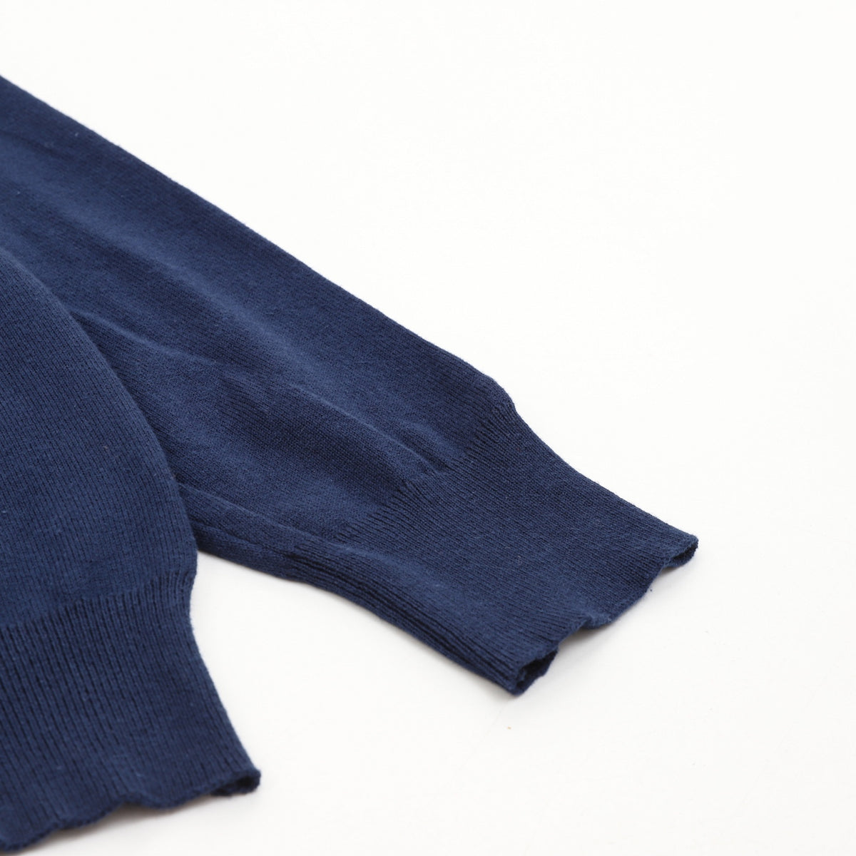 Cotton Polo-Collar Jumper Hunter Navy