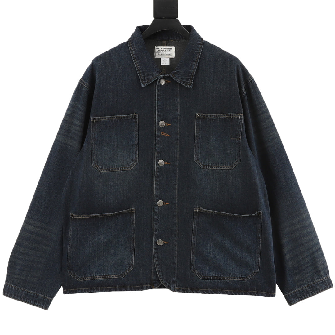 Denim Chore Jacket Dark Wash