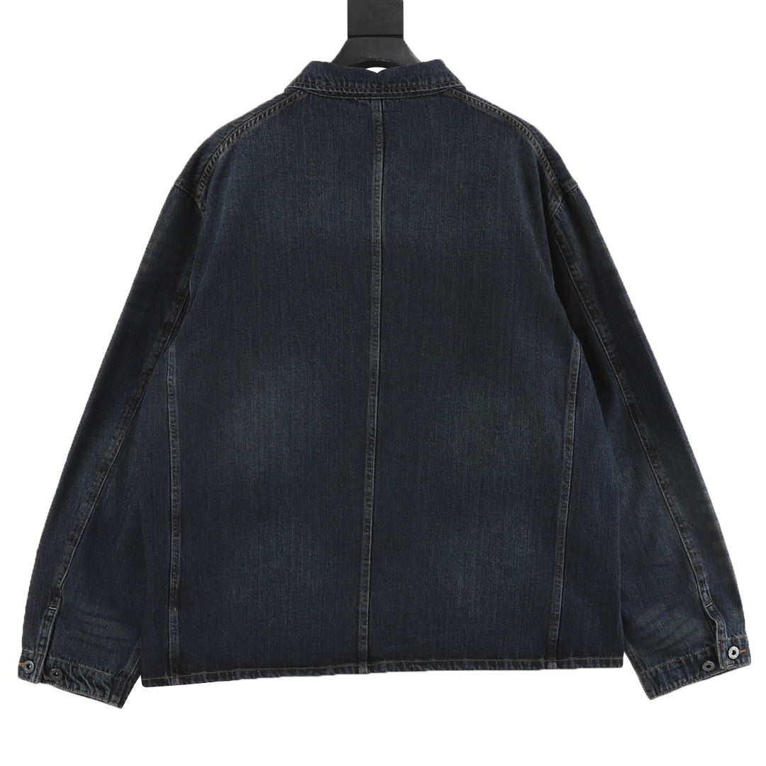 Denim Chore Jacket Dark Wash