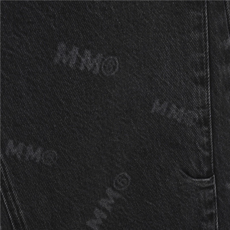 All-Over Monogram Black Wash