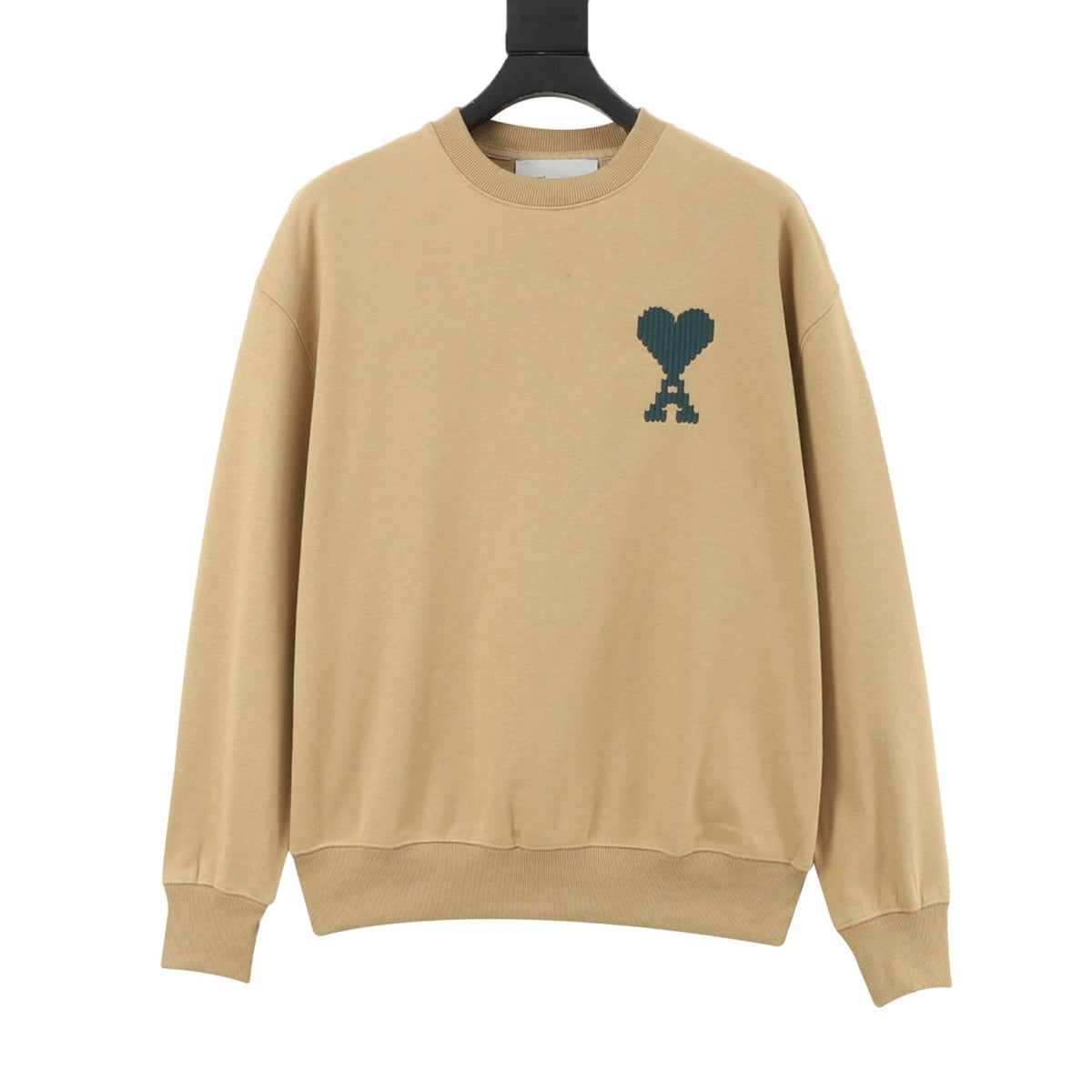 Ami de Coeur Embroidered Camel & Evergreen