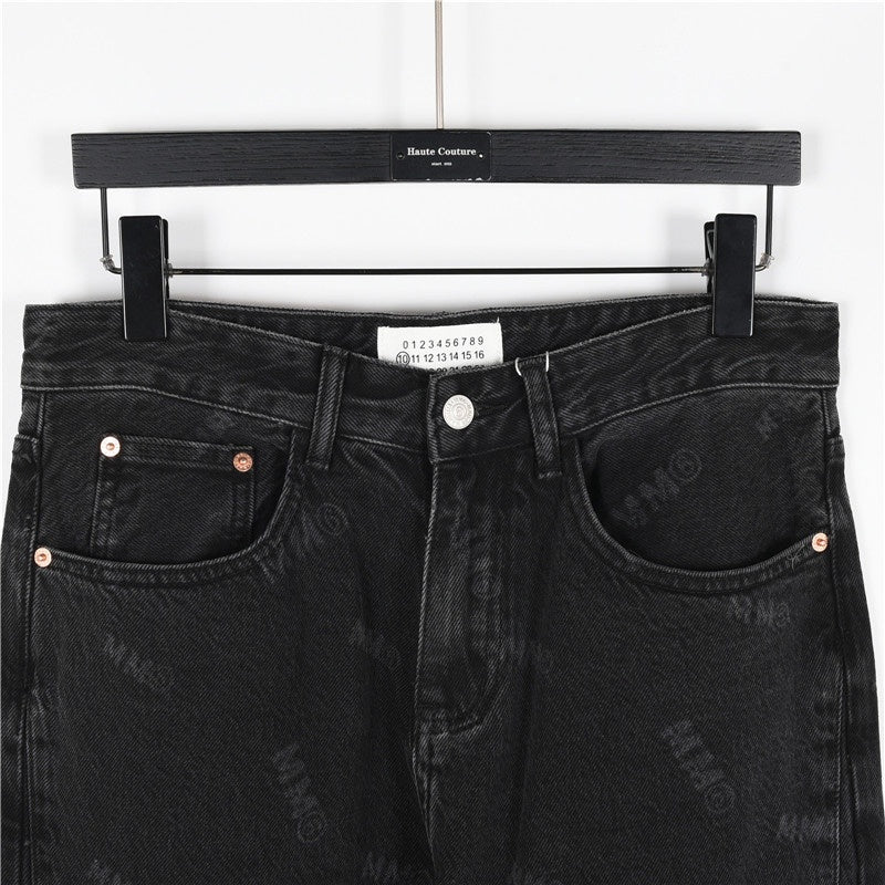 All-Over Monogram Black Wash