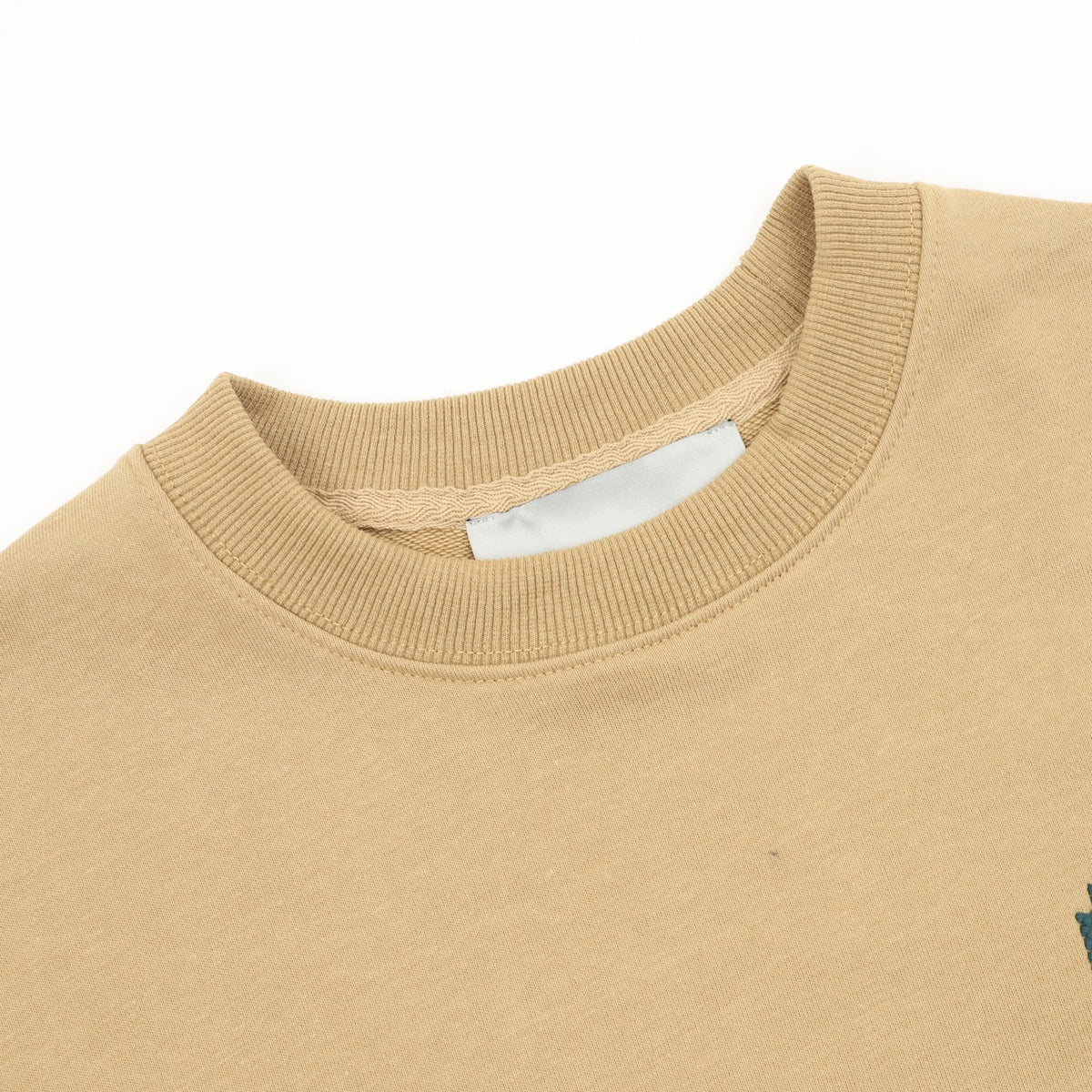 Ami de Coeur Embroidered Camel & Evergreen