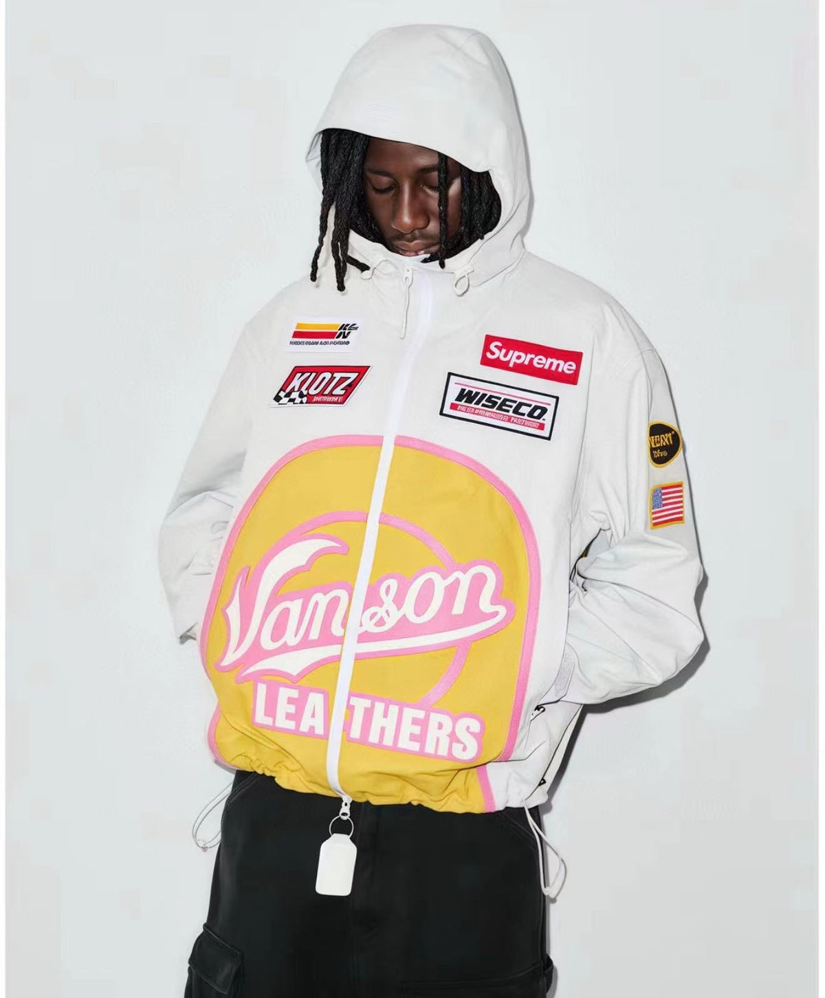GORE-TEX Shell x Vanson Leathers White