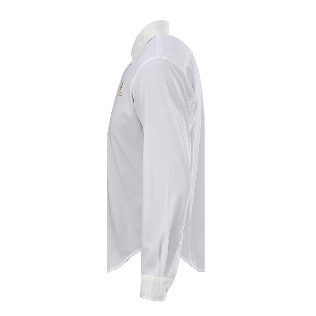 Crest Embroidered White