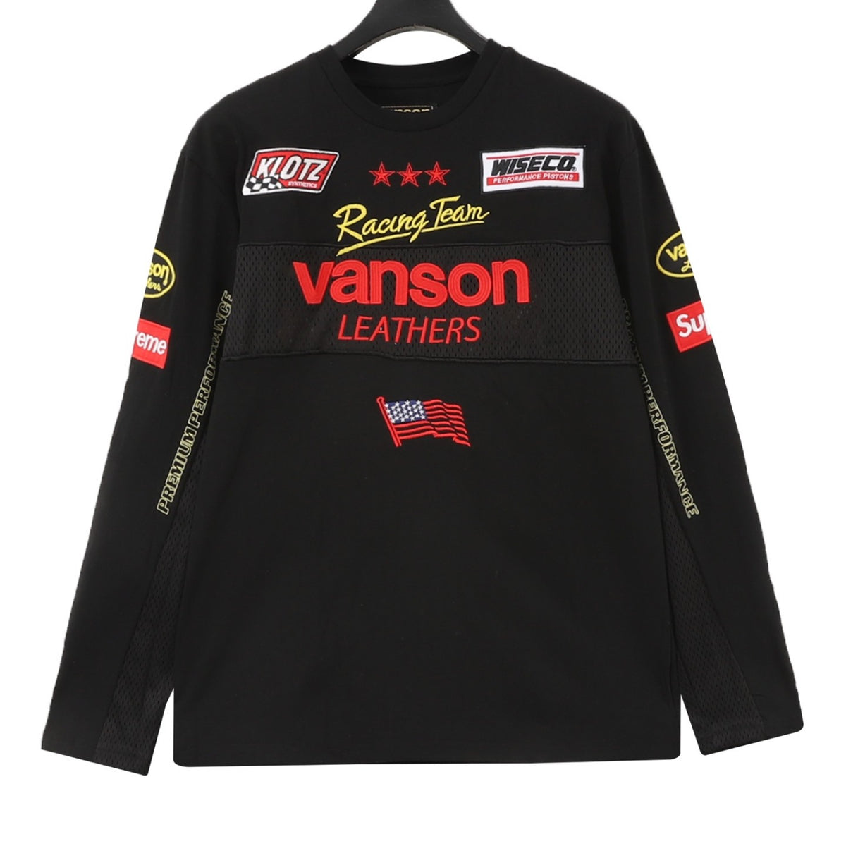 L/S x Vanson Leathers Black