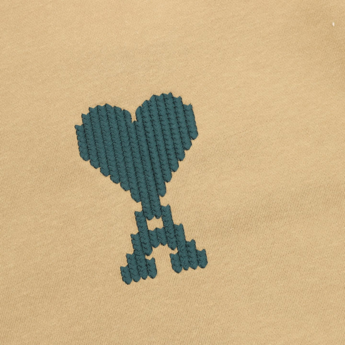 Ami de Coeur Embroidered Camel & Evergreen