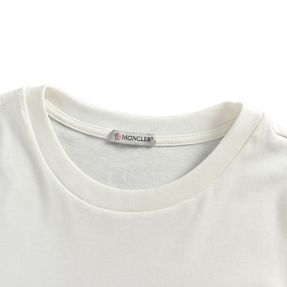 Logo Cotton Long-Sleeve White