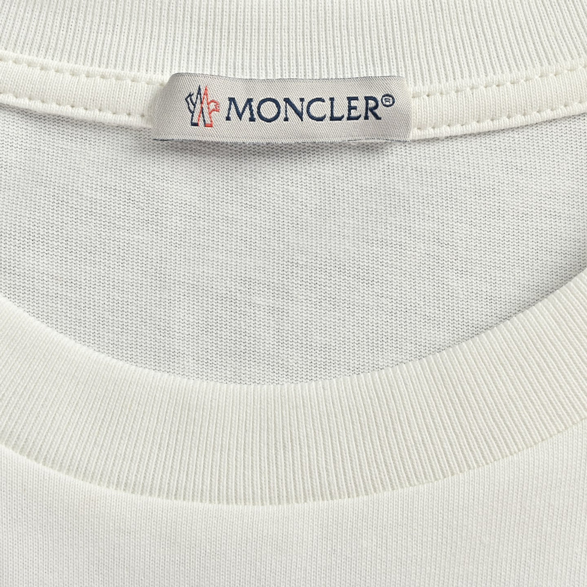 Logo Cotton Long-Sleeve White
