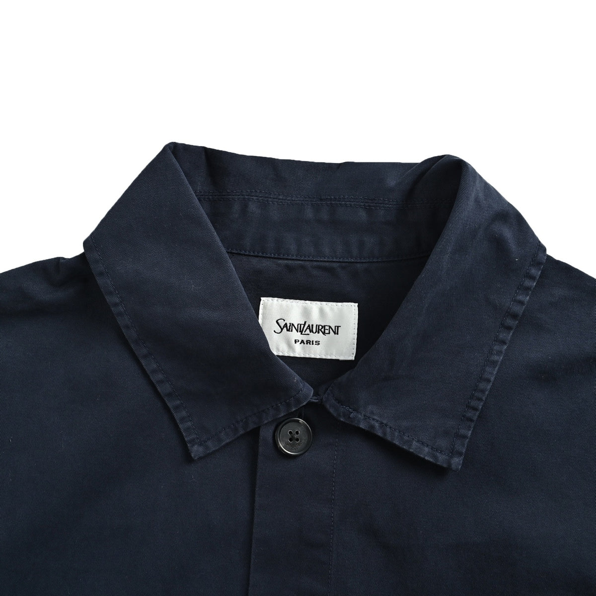 Cassandre Cotton Gabardine Overshirt Navy