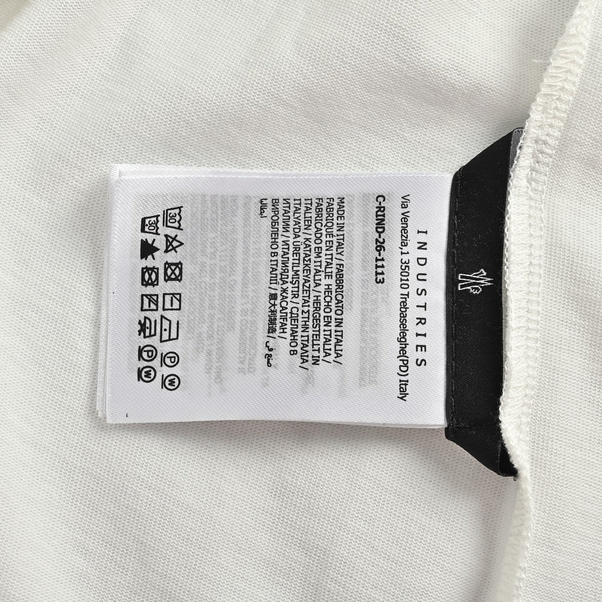 Logo Cotton Long-Sleeve White