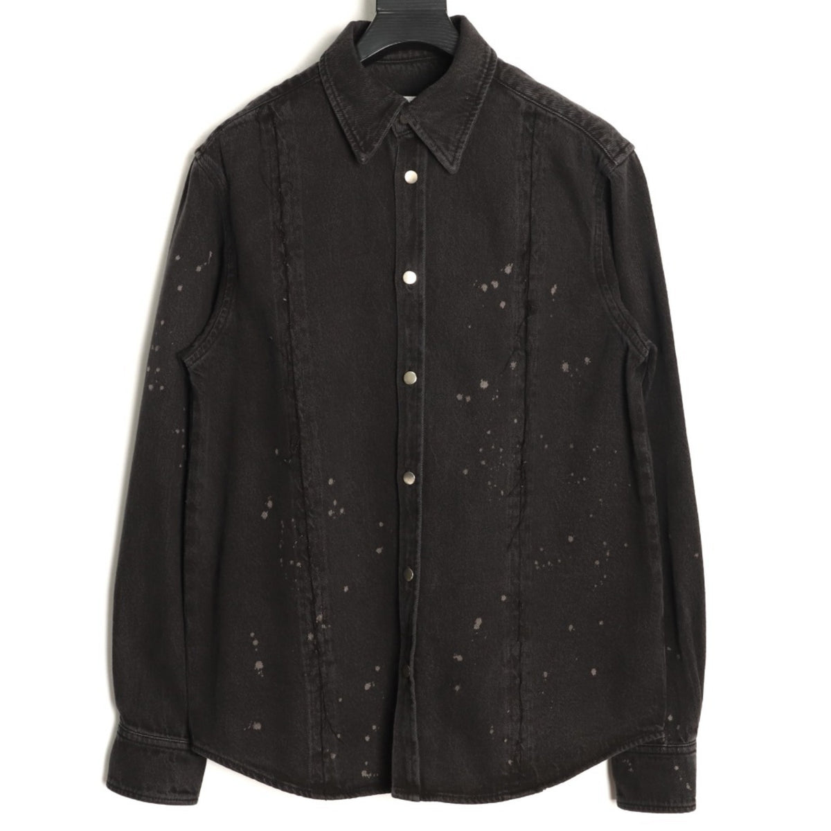 Paint-Splatter Fringe Black