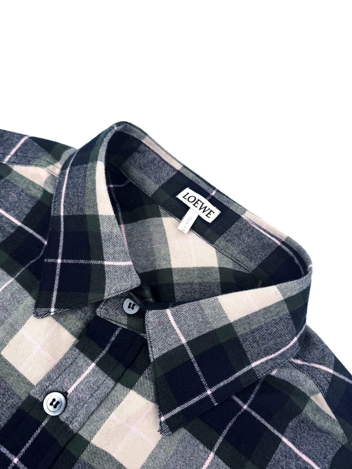 Check Overshirt Green Multi