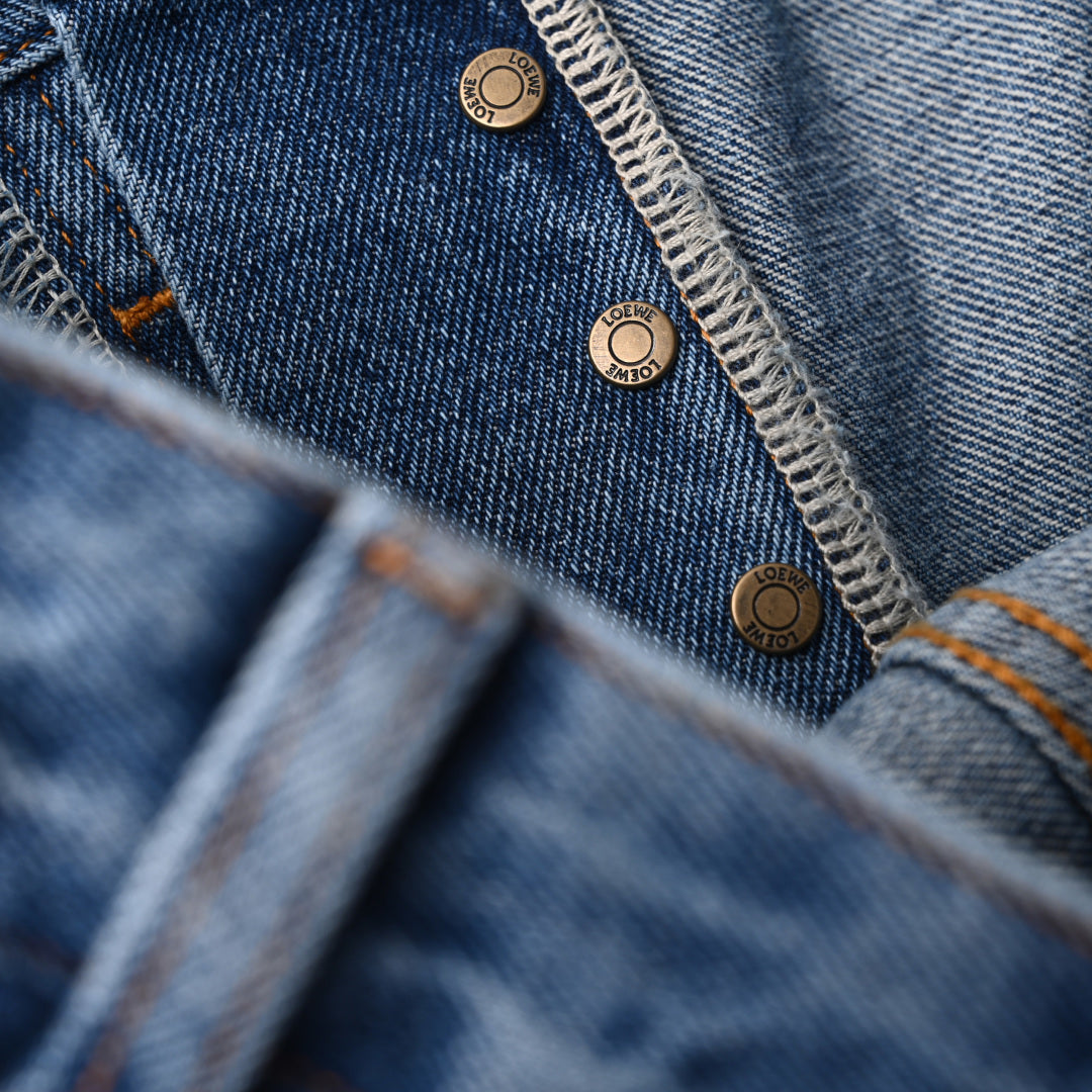 Anagram Baggy Mid-Blue Denim