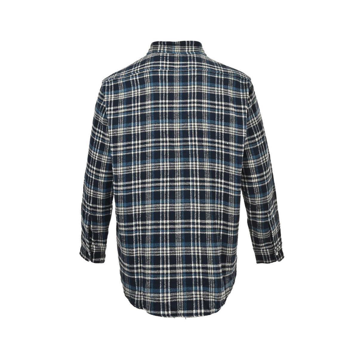 Loose Lumberjack Check Navy Blue