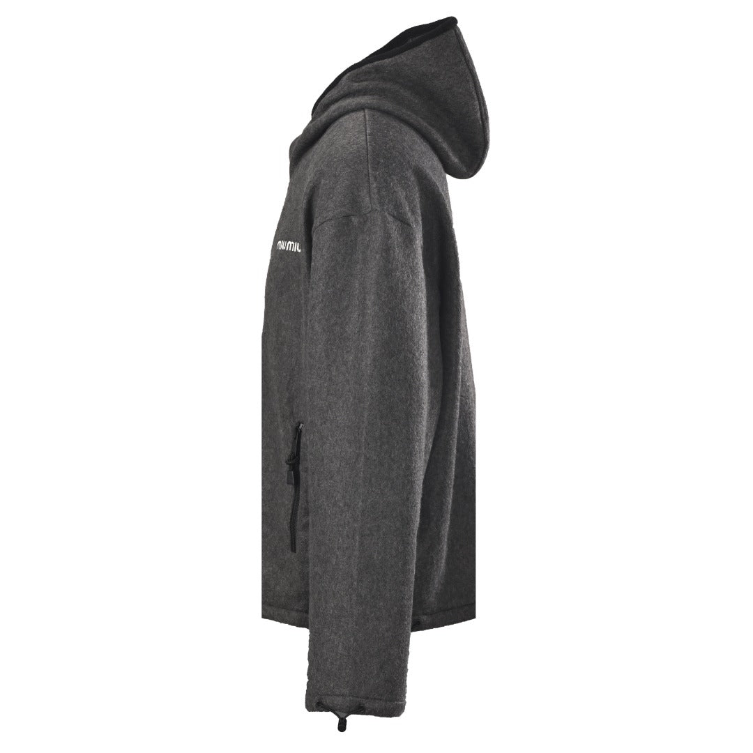 Hooded Fleece Anthracite Grey