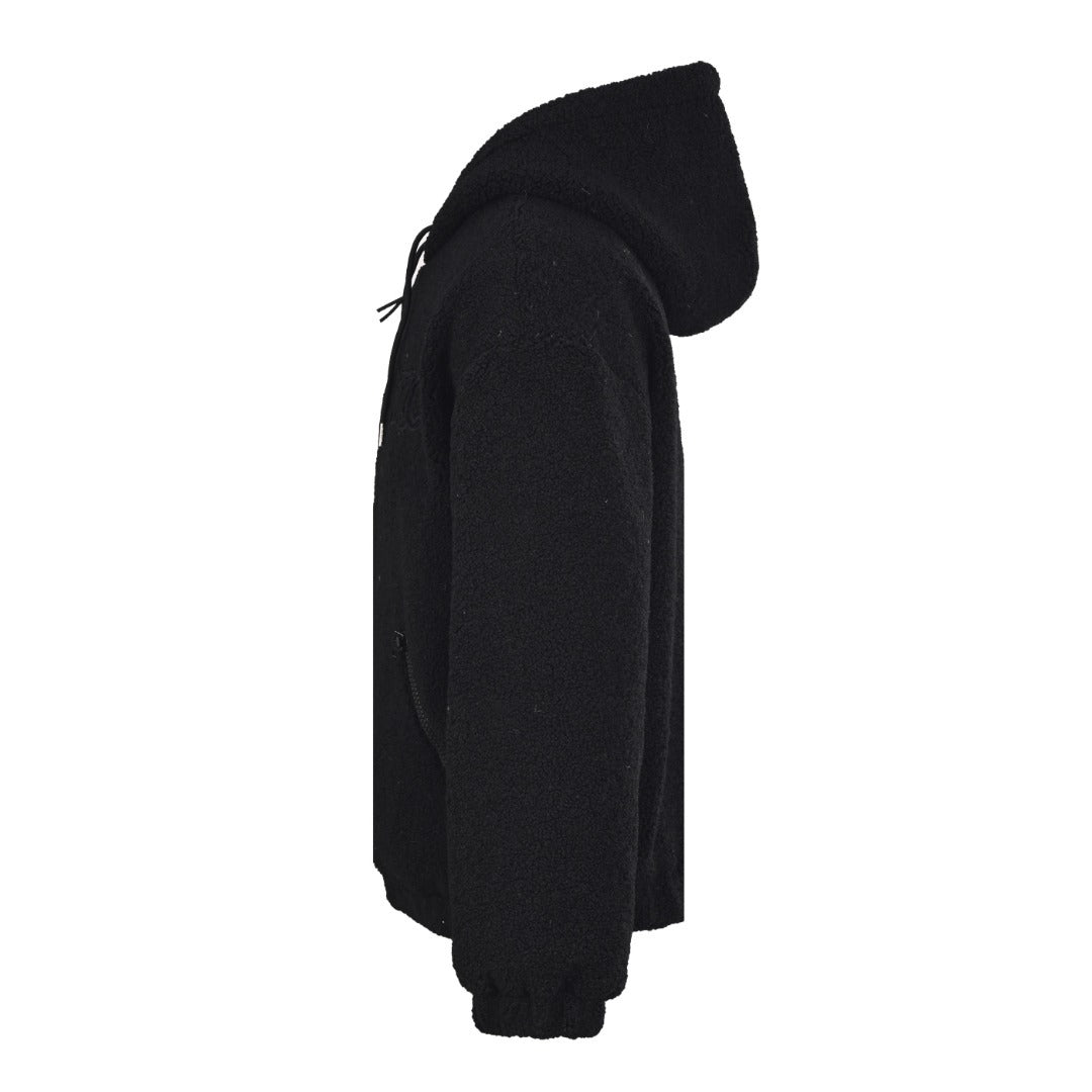 Triomphe Fleece Hooded Black