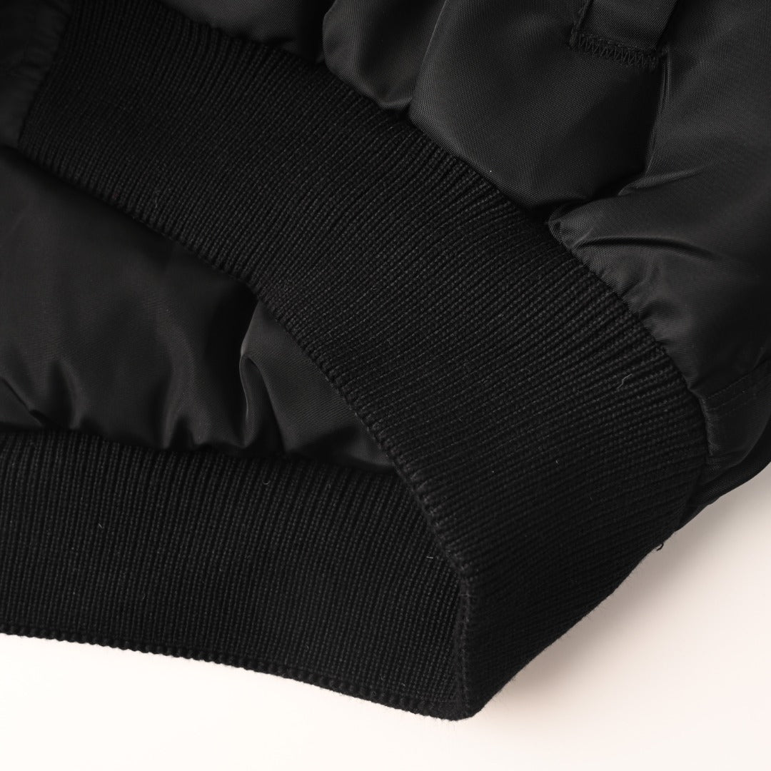 Corduroy Collar Western Black