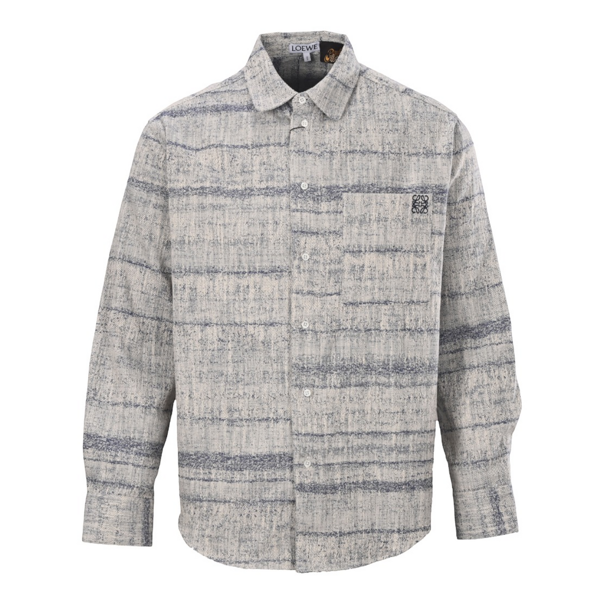 Anagram Slub Denim Light Blue Cream