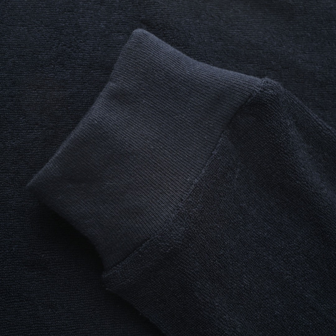 Varsity Logo Terry Crewneck Navy