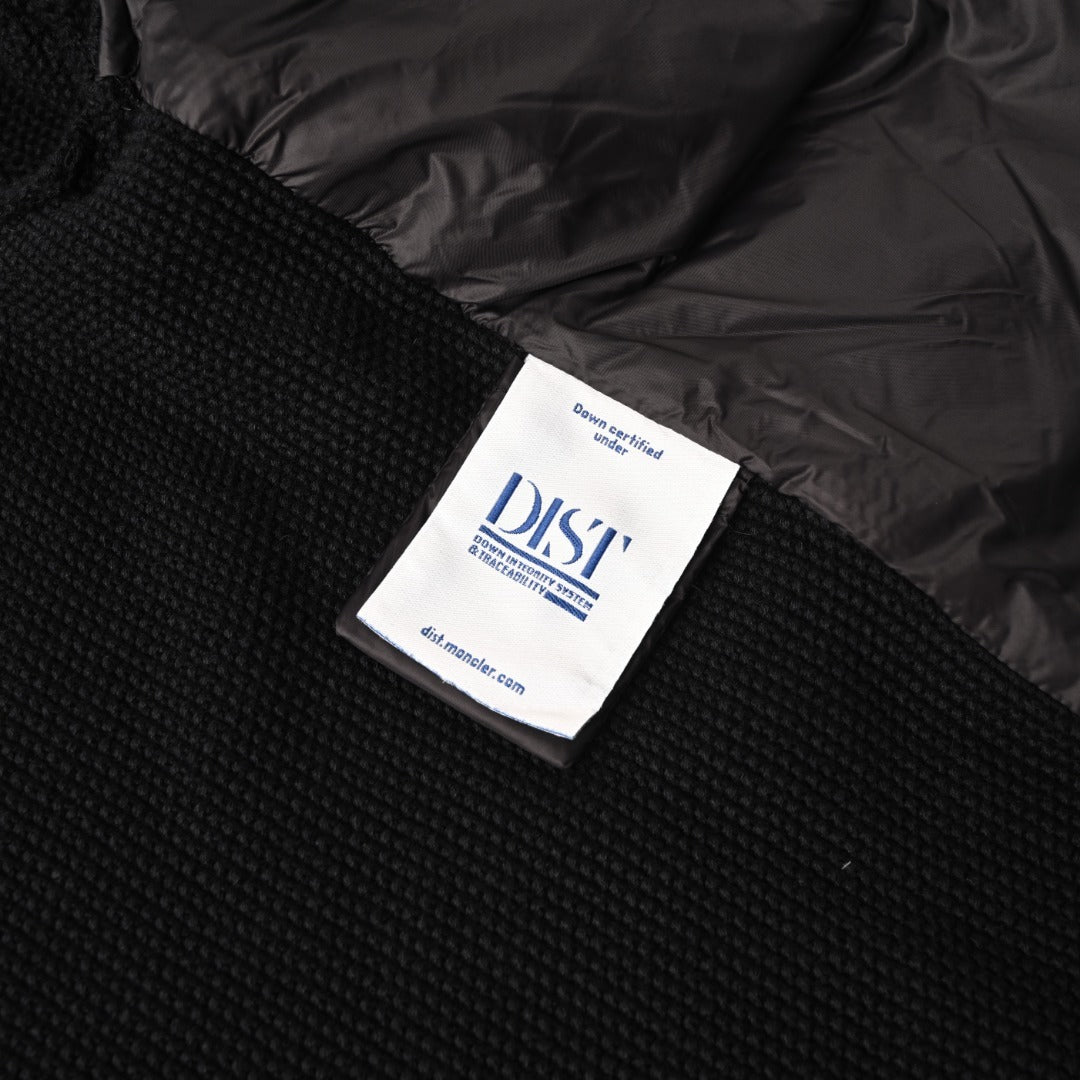 Down Padded Cotton Hooded Black