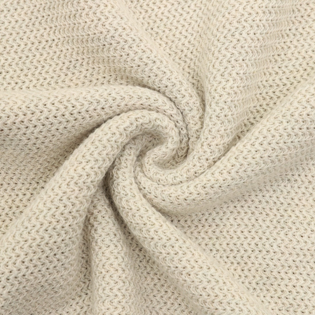 Knit Henley Oatmeal Beige