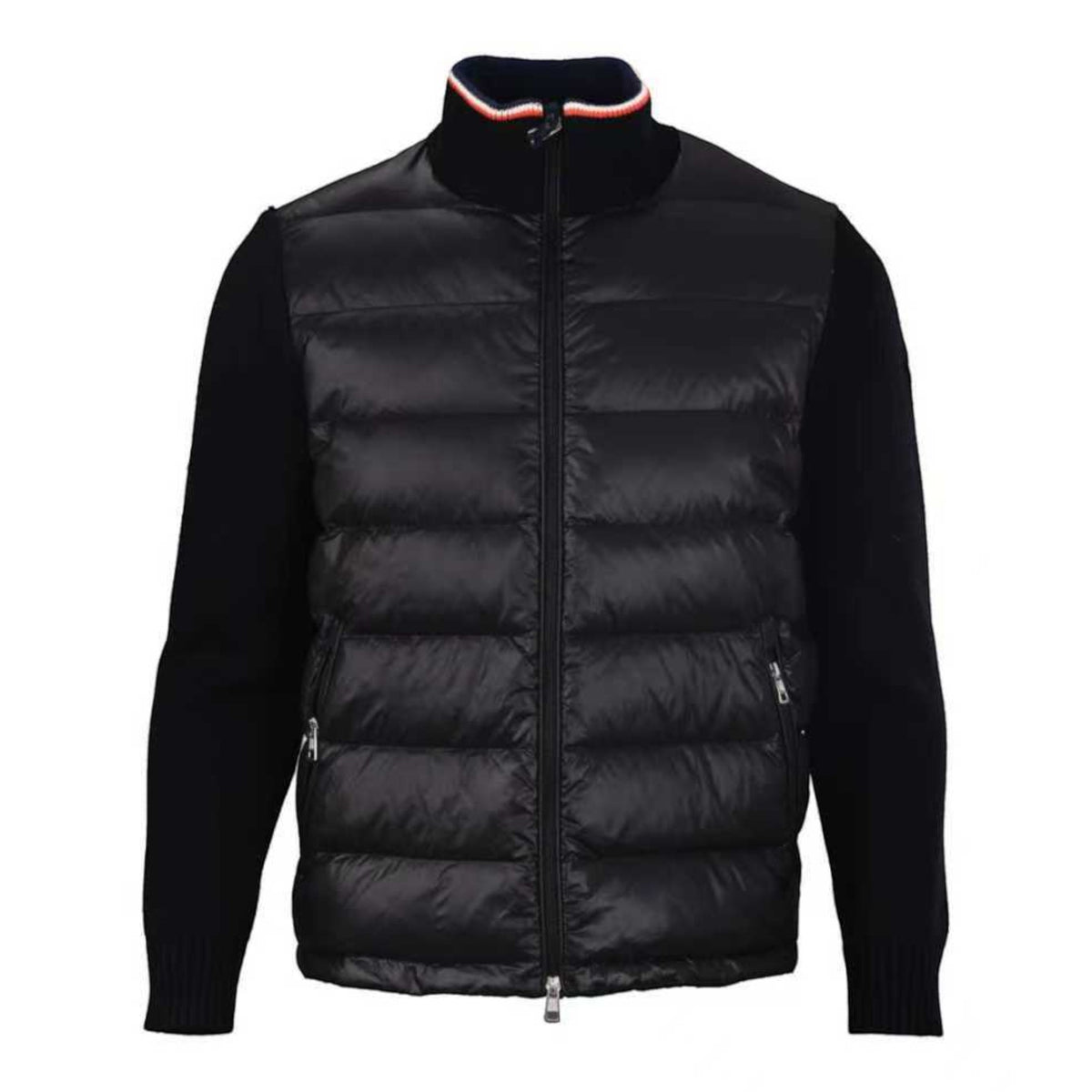 Panelled Cardigan Black