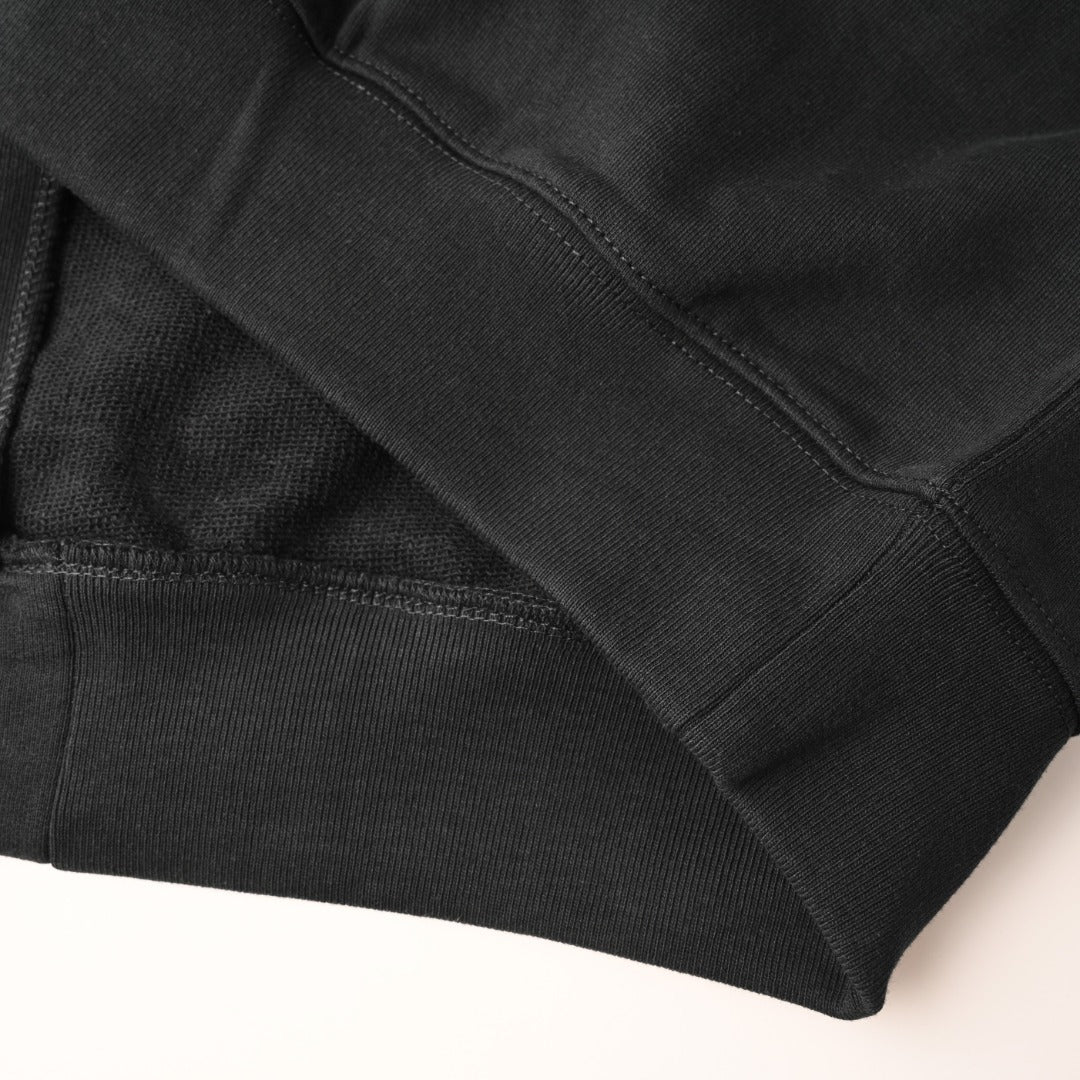 Full-Zip Hooded Black