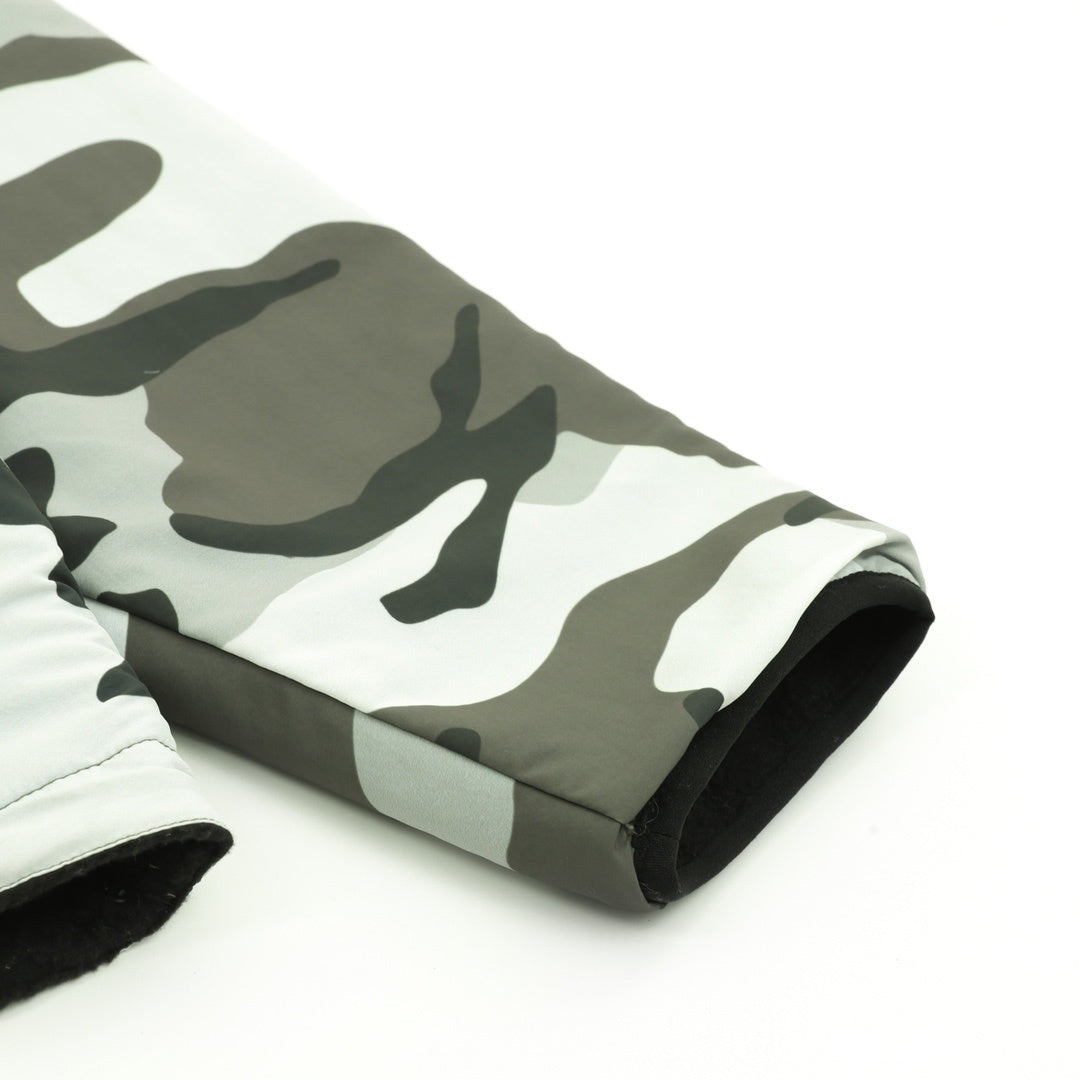 Polartec Shearling Reversible Black Camo