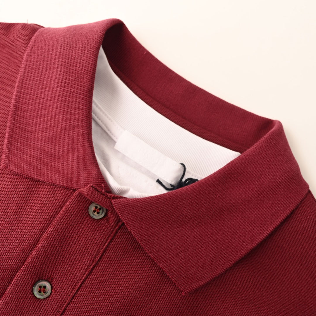 Conceptual Triangle Logo Burgundy & White