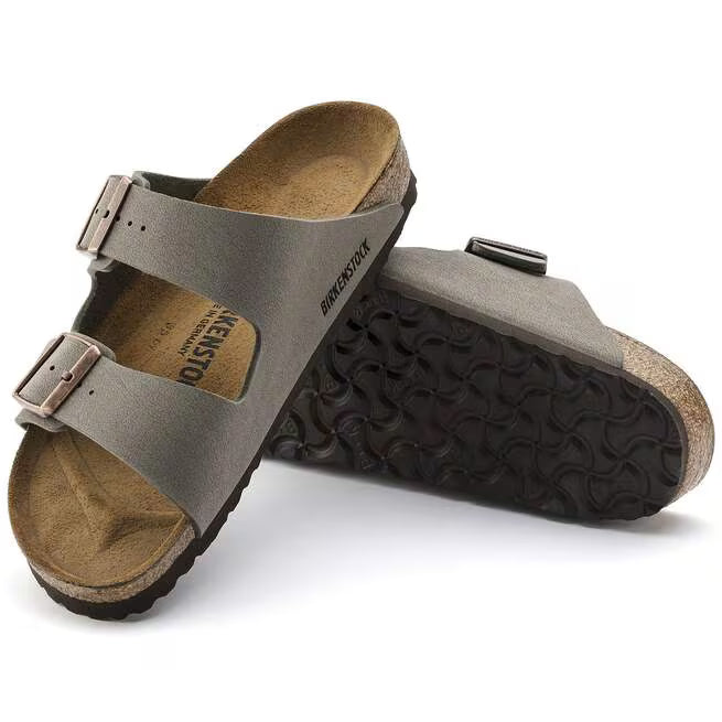 Birkenstock Arizona Birko-Flor Nubuk Stone