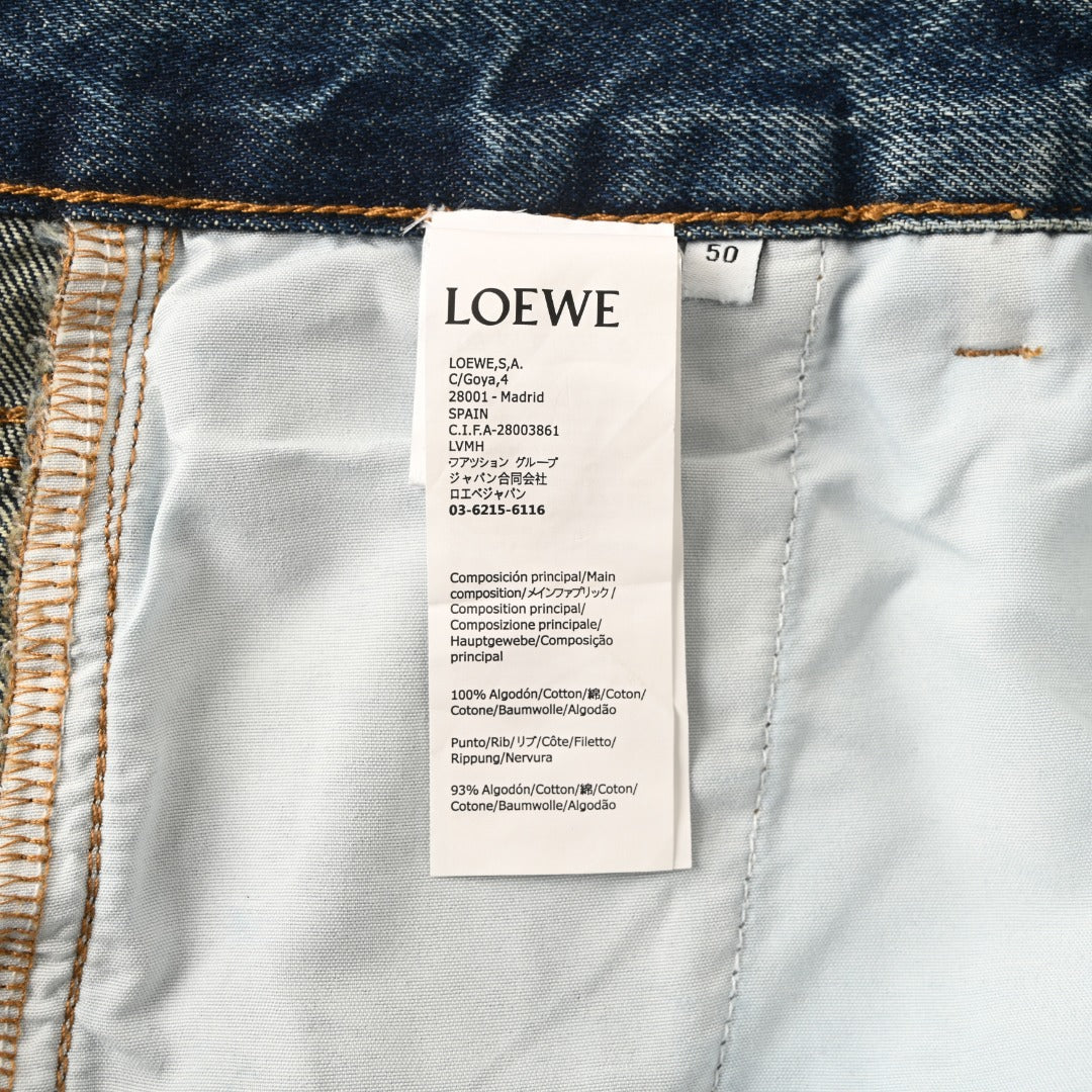 Acid-Wash Utility Denim