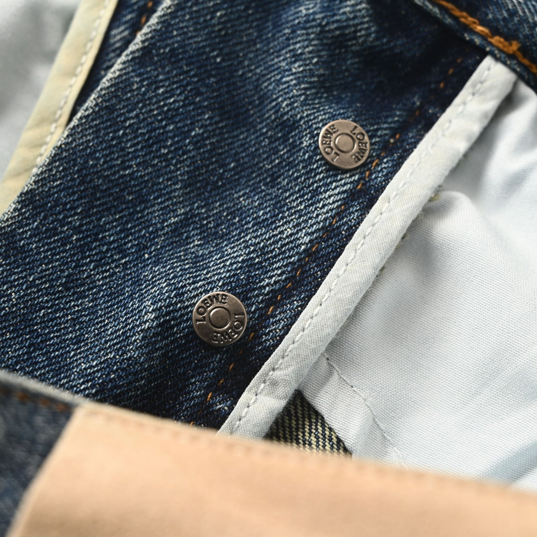 Acid-Wash Utility Denim