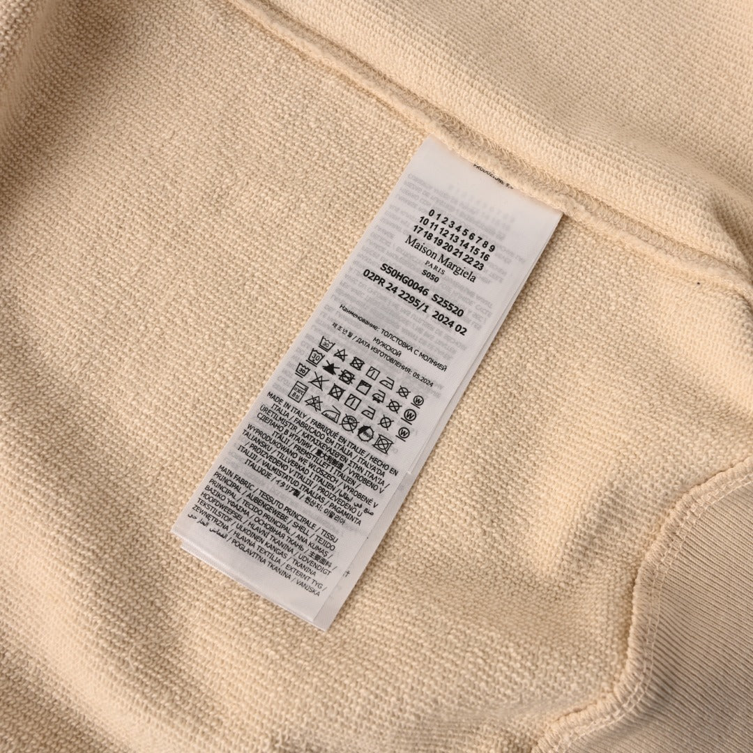 Full-Zip Hooded Pink Beige