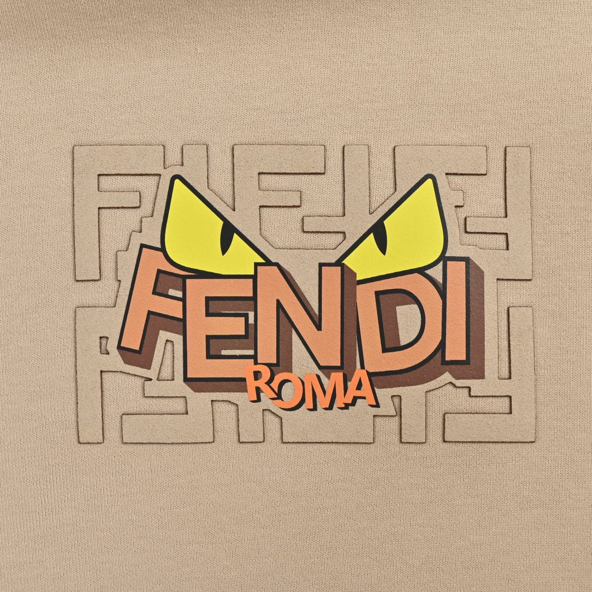 Roma Monster Eyes Hoodie Beige