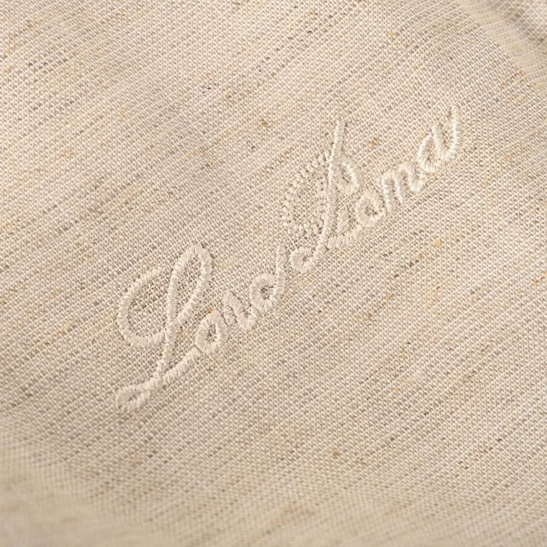 Linen Drawstring Safari Beige