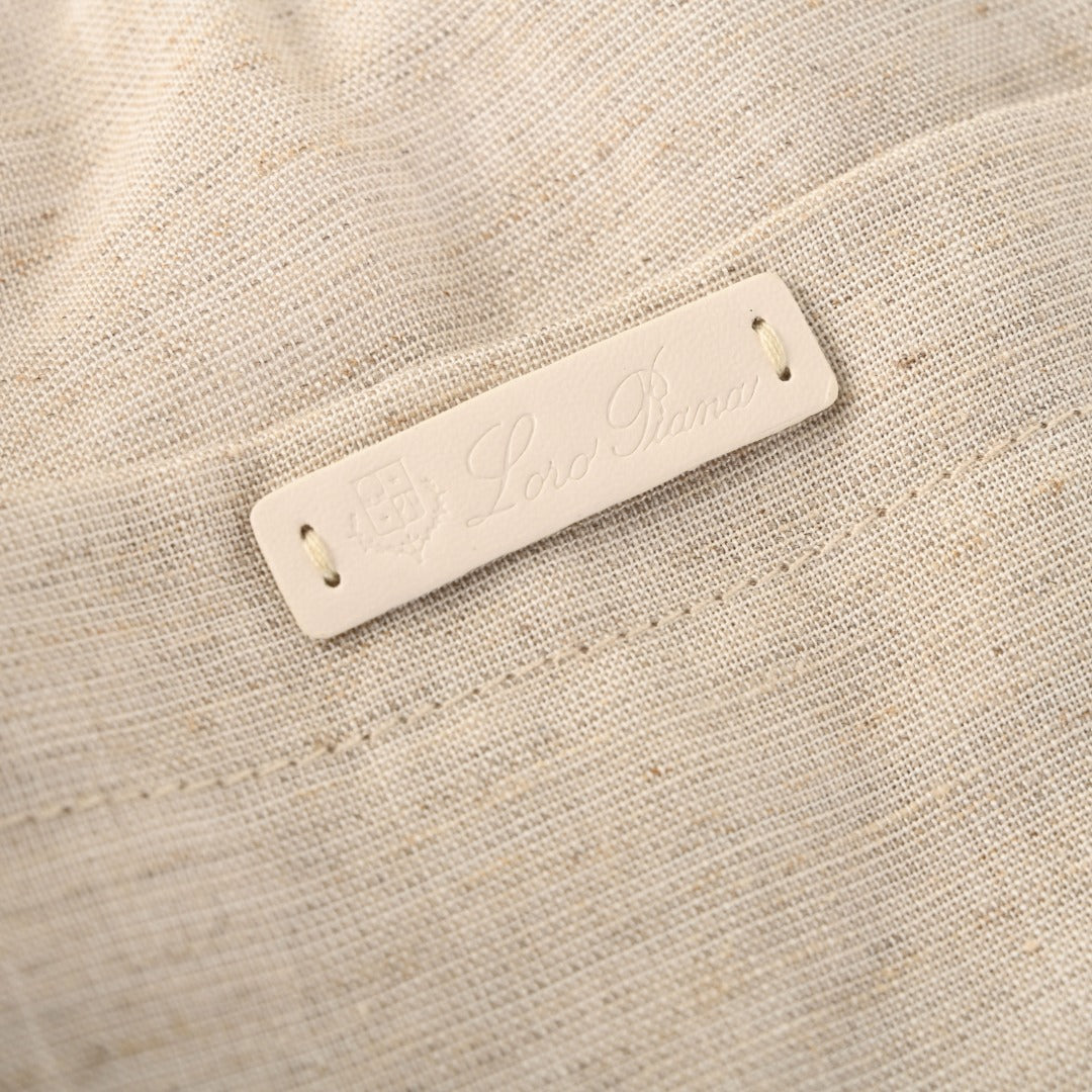 Linen Drawstring Safari Beige