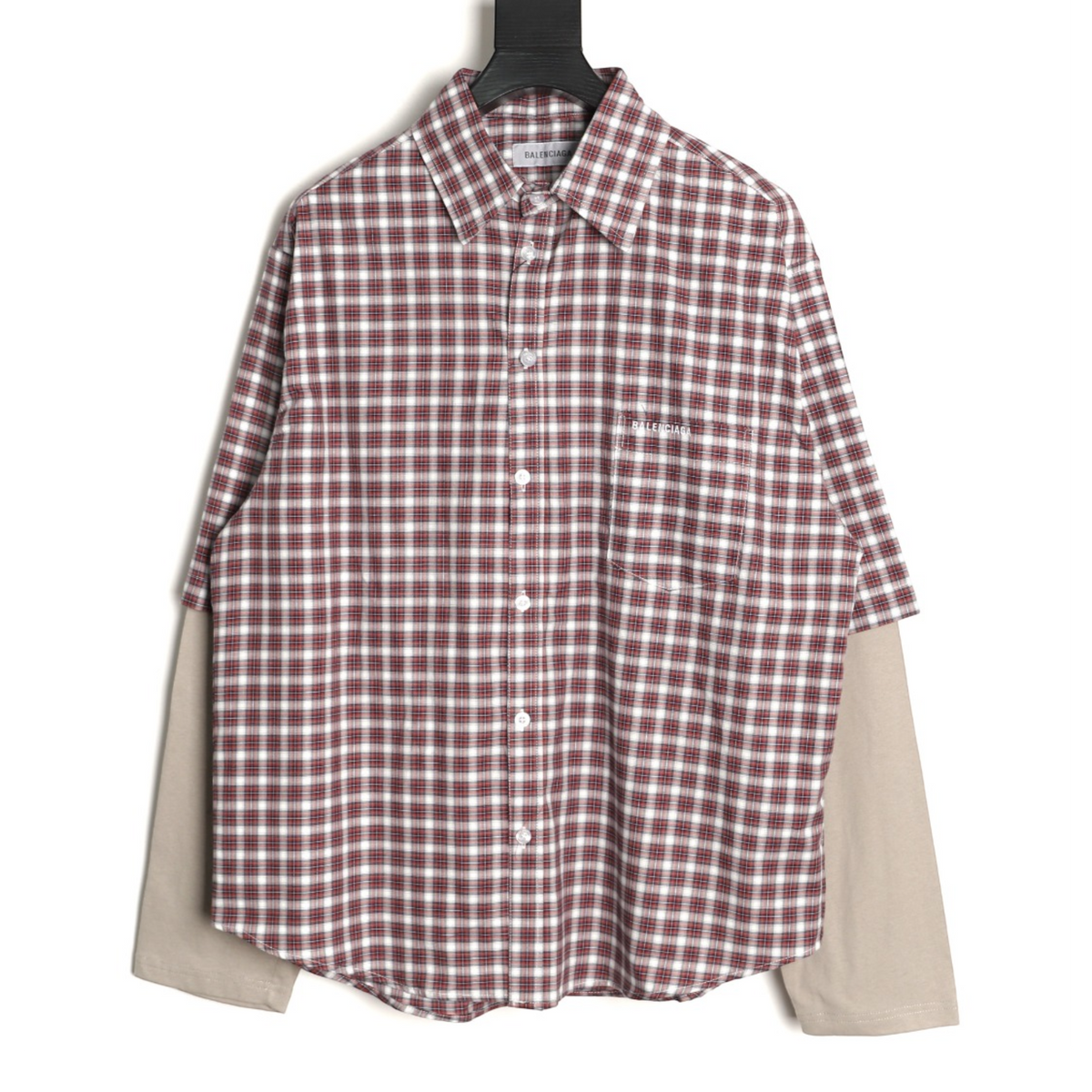 Wrong Sleeve Shirt Red & Navy