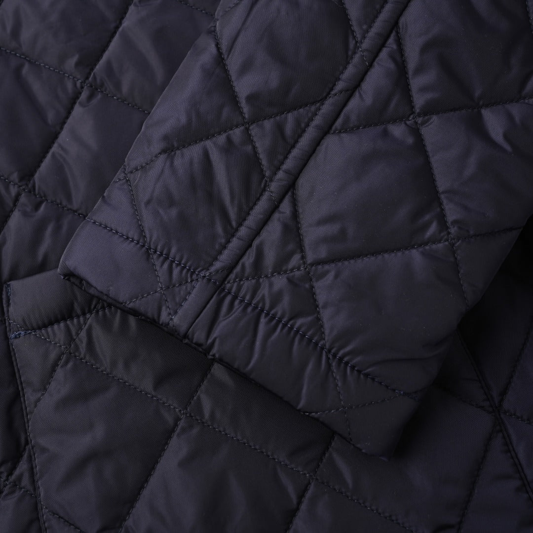 Quilted Re-Nylon Navy Blue